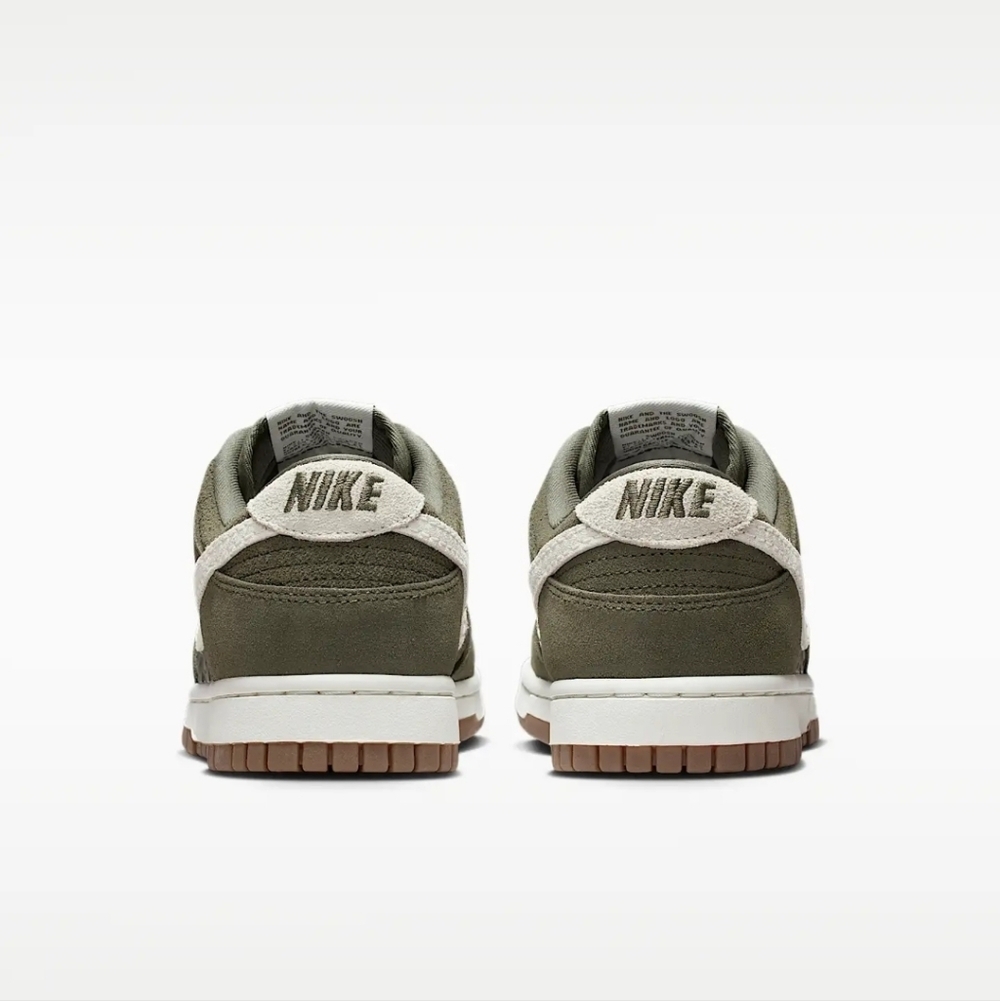 Swarovski Bling Nike Dunk Low Premium Sneakers with Ivory Crystals Women's - Picture 5 of 5